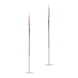 Diamond Dipped Bar Earrings-Earrings-majolie-