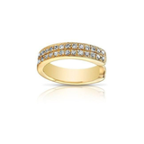 14K Yellow Gold Diamond Double Row Ear Cuff-earrings-majolie-Yellow Gold-