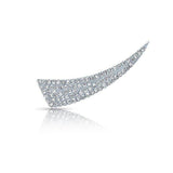 Diamond Horn Ear Climber-earrings-majolie-White Gold-Left-
