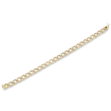 Diamond Large Chain Link Bracelet-Bracelets-majolie-