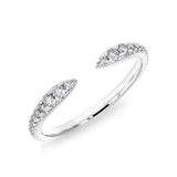 14K White Gold Open Diamond Ring-Rings-Maurice's Jewelers-White Gold-4-