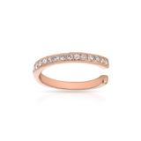 Diamond Single Row Ear Cuff-earrings-majolie-