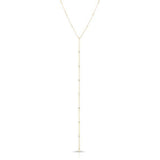 Diamonds by the Yard Lariat Necklace-Necklaces-majolie-Yellow Gold-