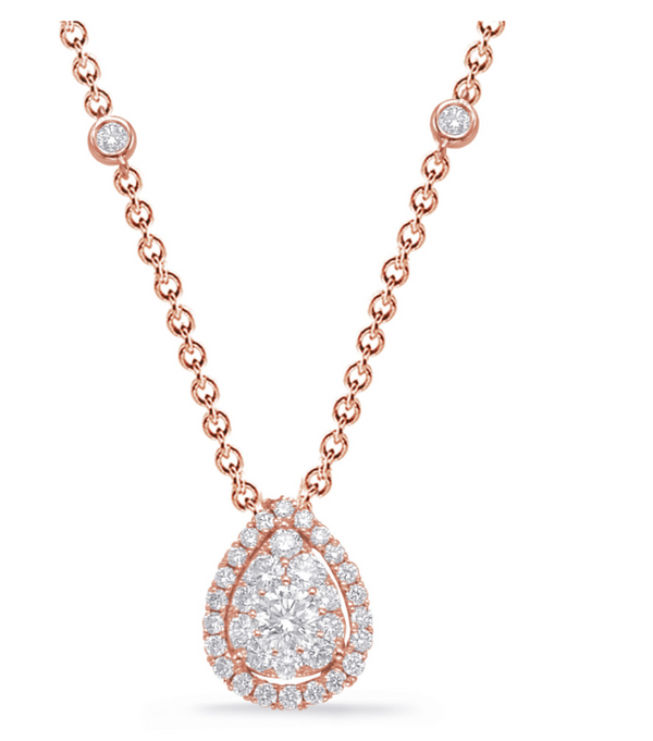Vlora Diamond Cluster Vlora Star Pendant Necklace VP60222-WG | Harris  Jeweler | Troy, OH