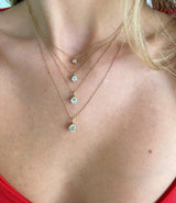 1/5 Carat Diamond Solitaire Necklace