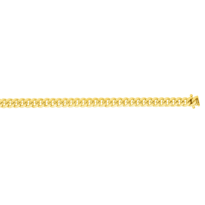 8.5" 14k Yellow Gold 6.14mm Miami Cuban Link Bracelet-Necklaces-MAURICE'S JEWELERS-