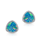 Opal Stud Earrings-earrings-majolie-White Gold-