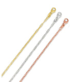 14k Yellow Gold 1.5mm Polished Paperclip Chain Necklace-Necklaces-MAURICE'S JEWELERS-