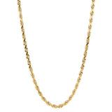 Yellow 14K Gold 5mm Diamond Cut Royal Rope Chain-MENS NECKLACE-MAURICE'S JEWELERS-