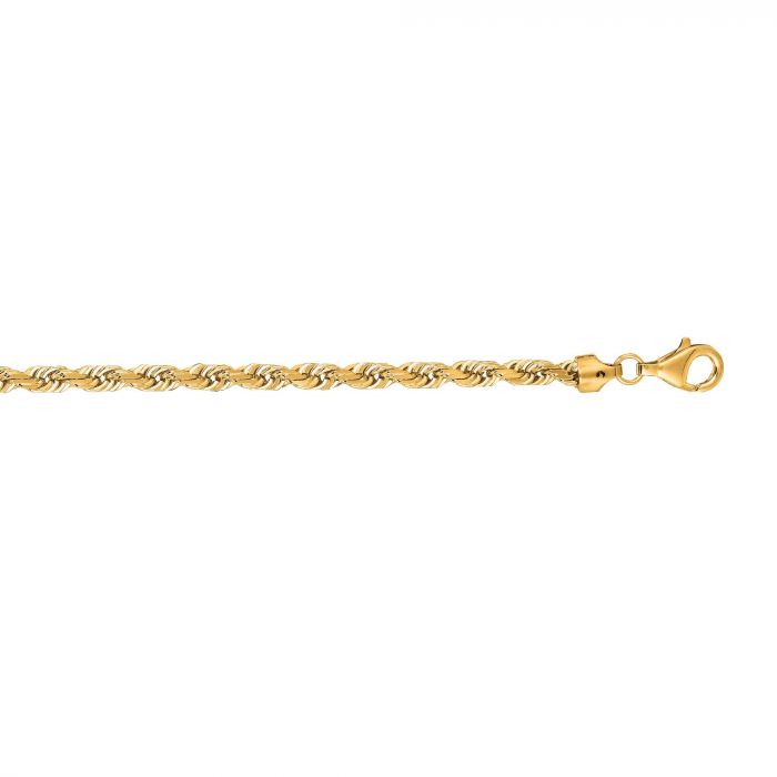 Yellow 14K Gold 5mm Diamond Cut Royal Rope Chain-MENS NECKLACE-MAURICE'S JEWELERS-