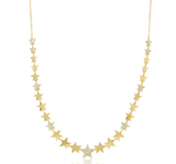 14K Yellow Gold Diamond Pave Star Necklace-Necklaces-Maurice's Jewelers-Yellow Gold-