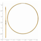 14k Yellow Gold 66MM Endless Hoop Earrings-EARRINGS-Maurice's Jewelers-