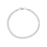 White 14K Gold 3.6mm Polished Comfort Curb Chain-MENS NECKLACE-MAURICE'S JEWELERS-