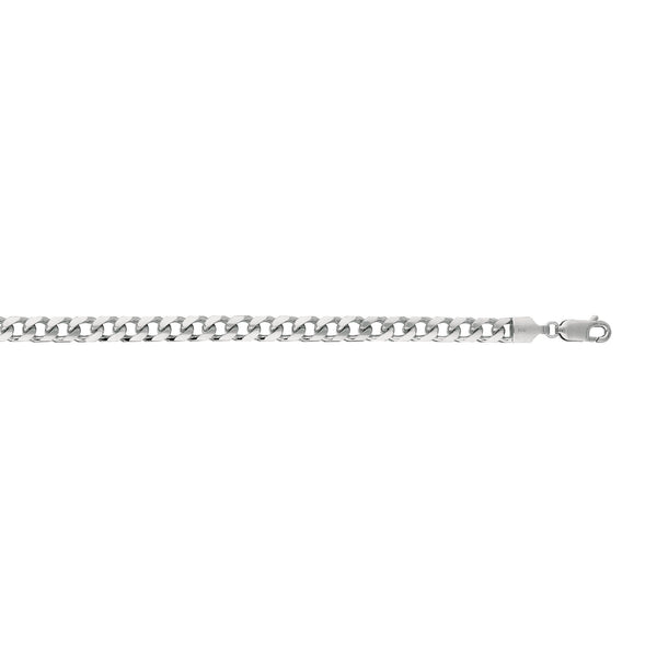 White 14K Gold 5mm Miami Cuban Chain